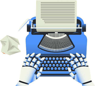 Audiobook production printer illustration