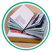 Customized book cover design illustration