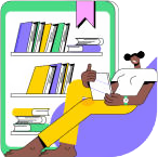 Book cover design service illustration