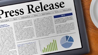 Press release marketing illustration