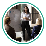 Creative expertise team illustration